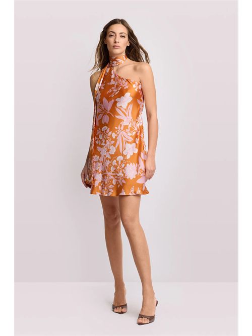 Abito monospalla tessuto fantasia - Abito NISO KOCCA | NISO/F1003